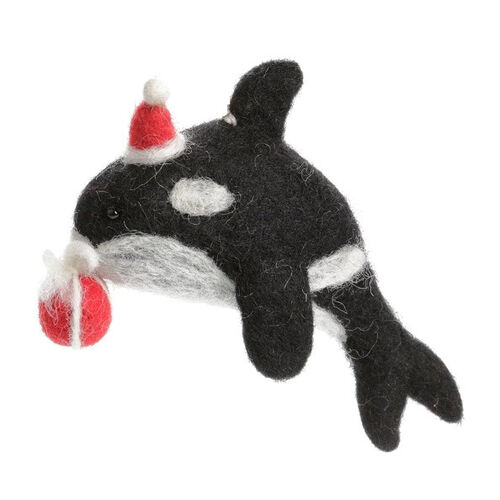 Amica Felt Orca With Present